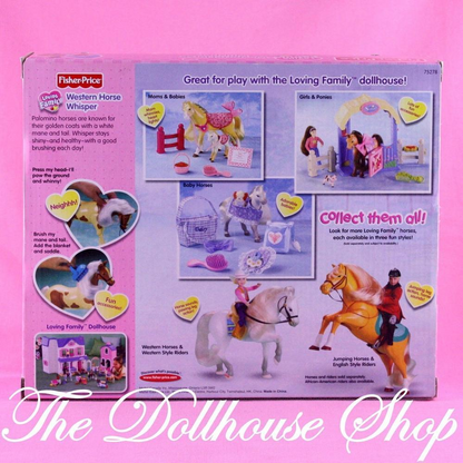 Fisher Price Loving Family Dollhouse Pony Stable Western Horse Whisper-Toys & Hobbies:Preschool Toys & Pretend Play:Fisher-Price:1963-Now:Dollhouses-Fisher-Price-Animals & Pets,Dollhouse,Fisher Price,Horses & Stables,Loving Family,New,New Boxed Sets-The Dollhouse Shop