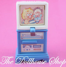 Fisher Price Loving Family Dollhouse Pretend Blue 3 screen Flip TV Television-Toys & Hobbies:Preschool Toys & Pretend Play:Fisher-Price:1963-Now:Dollhouses-Fisher-Price-Blue,Dollhouse,Fisher Price,Living Room,Loving Family,Used-Fisher Price Loving Family Dollhouse 3-channel flip TV toy for creative play. Perfect for dollhouses. Find it now at The Dollhouse Shop!-The Dollhouse Shop