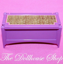 Fisher Price Loving Family Dollhouse Purple Blanket Box Hope Chest Doll Bedroom-Toys & Hobbies:Preschool Toys & Pretend Play:Fisher-Price:1963-Now:Dollhouses-Fisher-Price-Bedroom,Dollhouse,Fisher Price,Kids Bedroom,Loving Family,Used-Fisher Price Loving Family Dollhouse Purple Blanket Box perfect for Barbie and more! Find fun dollhouse toys at The Dollhouse Shop today!-The Dollhouse Shop