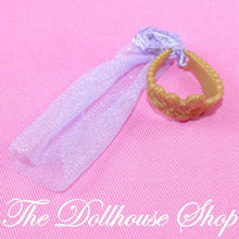 Fisher Price Loving Family Dollhouse Purple Princess Crown Tiara veil-Toys & Hobbies:Preschool Toys & Pretend Play:Fisher-Price:1963-Now:Dollhouses-Fisher-Price-Bedroom,Doll Dress Ups,Dollhouse,Fisher Price,Kids Bedroom,Loving Family,New,Nursery Room-Fisher Price Loving Family Dollhouse Purple Princess Tiara and Veil for creative play. Find yours now at The Dollhouse Shop, perfect for little dolls!-The Dollhouse Shop