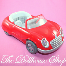 Fisher Price Loving Family Dollhouse Red Convertible Car-Toys & Hobbies:Preschool Toys & Pretend Play:Fisher-Price:1963-Now:Dollhouses-Fisher-Price-Cars Vans & Campers,Dollhouse,Fisher Price,Loving Family,Used-The Dollhouse Shop