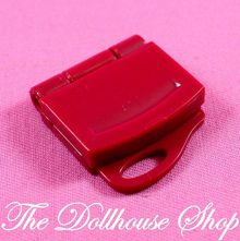 Fisher Price Loving Family Dollhouse Red PC Computer Doll Laptop Office Notebook-Toys & Hobbies:Preschool Toys & Pretend Play:Fisher-Price:1963-Now:Dollhouses-Fisher-Price-Dollhouse,Fisher Price,Kids Bedroom,Living Room,Loving Family,Office,Used-The Dollhouse Shop