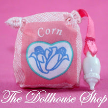 Fisher Price Loving Family Dollhouse Rose's Horse Pony Food Feed Corn Bag Bottle-Toys & Hobbies:Preschool Toys & Pretend Play:Fisher-Price:1963-Now:Dollhouses-Fisher-Price-Animal & Pet Accessories,Dollhouse,Fisher Price,Home & Stable,Horses & Stables,Loving Family,Sweet Expressions Stable,Used-Fisher Price Loving Family Dollhouse Rose's horse feed bag with corn and bottle. Perfect for pretend play. Get it now at The Dollhouse Shop!-The Dollhouse Shop