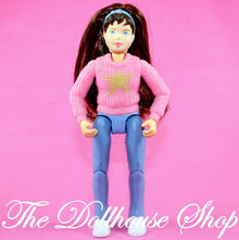 Fisher Price Loving Family Dollhouse Sally Girl Horse Rider Teen Pink top-Toys & Hobbies:Preschool Toys & Pretend Play:Fisher-Price:1963-Now:Dollhouses-Fisher-Price-Brown Hair,Camping Sets,Dollhouse,Dolls,Fisher Price,Girl Dolls,Horse Rider,Loving Family,Used-Fisher Price Loving Family Dollhouse Sally, the teen horse rider with synthetic hair and pink top. Find her now at The Dollhouse Shop for fun play!-The Dollhouse Shop