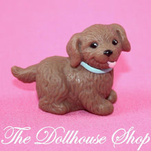 Fisher Price Loving Family Dollhouse Small Brown Pet Puppy Dog Doggy animal-Toys & Hobbies:Preschool Toys & Pretend Play:Fisher-Price:1963-Now:Dollhouses-Fisher-Price-Animals & Pets,Backyard Fun,Brown,Dollhouse,Fisher Price,Loving Family,Twin Time,Used-Fisher Price Loving Family Dollhouse small brown puppy with blue collar. Perfect for pretend play! Find it now at The Dollhouse Shop!-The Dollhouse Shop