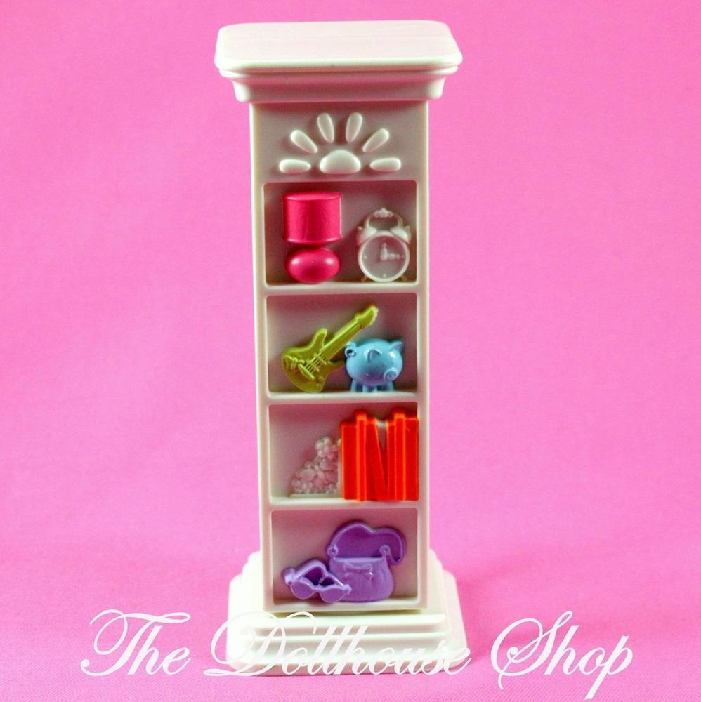 Fisher Price Loving Family Dollhouse Storage Cubes Bookshelf drawers mirror-Toys & Hobbies:Preschool Toys & Pretend Play:Fisher-Price:1963-Now:Dollhouses-Fisher-Price-Bedroom,Dollhouse,Fisher Price,Kids Bedroom,Loving Family,Used-Fisher Price Loving Family Dollhouse bookshelf with drawers, mirror, and cubbies for fun pretend play. Find it now at The Dollhouse Shop!-The Dollhouse Shop