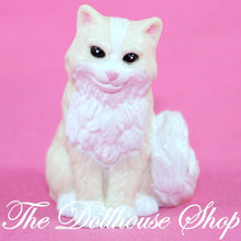Fisher Price Loving Family Dollhouse Townhouse Pet Center White Cat kitten-Toys & Hobbies:Preschool Toys & Pretend Play:Fisher-Price:1963-Now:Dollhouses-Fisher-Price-Animals & Pets,Backyard Fun,cat,Dollhouse,Fisher Price,Loving Family,Special Edition Townhouse,Used-Fisher Price Loving Family Townhouse Pet Center White Cat toy, perfect for dollhouses. Find this sweet kitty at The Dollhouse Shop today!-The Dollhouse Shop