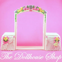 Fisher Price Loving Family Dollhouse White Wedding Set Musical Arch-Toys & Hobbies:Preschool Toys & Pretend Play:Fisher-Price:1963-Now:Dollhouses-Fisher-Price-Dollhouse,Fisher Price,Loving Family,Outdoor Furniture,Used,Wedding Set-Fisher Price Loving Family Dollhouse Wedding Arch plays 2 songs, fits Dream Dollhouse, perfect for creative play. Find it now at The Dollhouse Shop!-The Dollhouse Shop