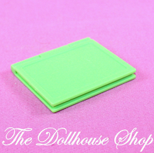 Fisher Price Loving Family Dollhouse green PC Computer Doll Laptop Office-Toys & Hobbies:Preschool Toys & Pretend Play:Fisher-Price:1963-Now:Dollhouses-Fisher-Price-Dollhouse,Fisher Price,Kids Bedroom,Living Room,Loving Family,Office,Used-The Dollhouse Shop