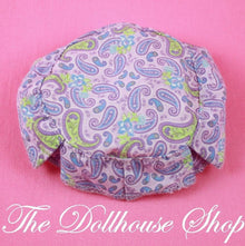 Fisher Price Loving Family Dollhouse table cloth for Round Brown Dining Table-Toys & Hobbies:Preschool Toys & Pretend Play:Fisher-Price:1963-Now:Dollhouses-Fisher-Price-Dining Room,Dollhouse,Fisher Price,Loving Family,Tables,Used-Fisher Price Loving Family Dollhouse round table cloth fits brown dining table. Perfect for playtime fun! Find it now at The Dollhouse Shop!-The Dollhouse Shop