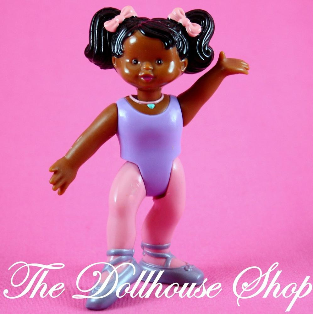 Fisher Price Loving Family Dream Dollhouse African American Ballerina Girl Doll-Toys & Hobbies:Preschool Toys & Pretend Play:Fisher-Price:1963-Now:Dollhouses-Fisher-Price-African American,Ballet Sets,Dollhouse,Dolls,Dream Dollhouse,Fisher Price,Girl Dolls,Loving Family,Pink,Used-The Dollhouse Shop