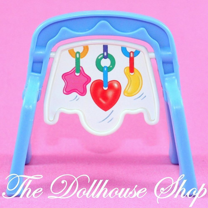 Fisher Price Loving Family Dream Dollhouse Baby Doll's Blue Nursery Play Gym Toy-Toys & Hobbies:Preschool Toys & Pretend Play:Fisher-Price:1963-Now:Dollhouses-Fisher-Price-Dollhouse,Dream Dollhouse,Fisher Price,Loving Family,Nursery Room,Used-The Dollhouse Shop