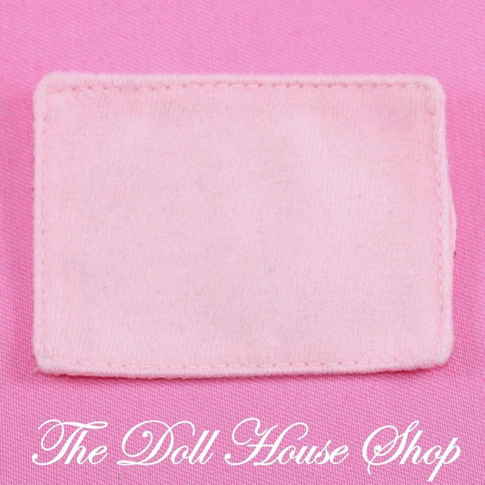 Fisher Price Loving Family Dream Dollhouse Baby Dolls Pink Nursery Crib Blanket-Toys & Hobbies:Preschool Toys & Pretend Play:Fisher-Price:1963-Now:Dollhouses-Fisher-Price-Blankets & Rugs,Dollhouse,Dream Dollhouse,Fisher Price,Kids Bedroom,Loving Family,Nursery Room,Used-The Dollhouse Shop