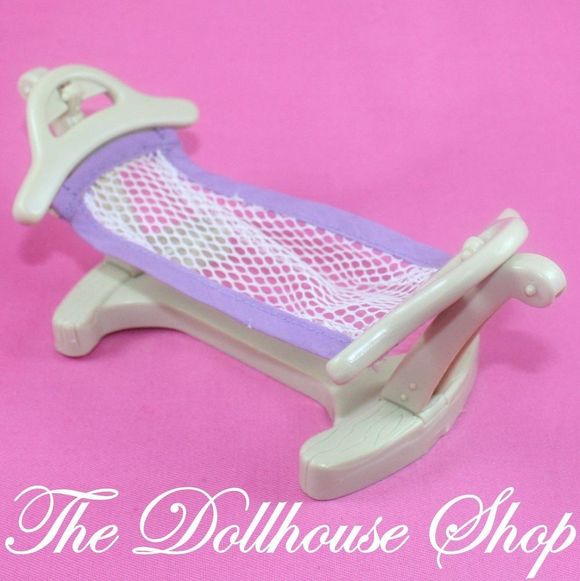 Fisher Price Loving Family Dream Dollhouse Backyard Dolls Hammock Sun Bed-Toys & Hobbies:Preschool Toys & Pretend Play:Fisher-Price:1963-Now:Dollhouses-Fisher-Price-Backyard Fun,Dollhouse,Dream Dollhouse,Fisher Price,Loving Family,Outdoor Furniture,Used-The Dollhouse Shop