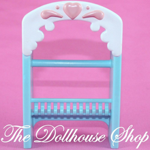 Fisher Price Loving Family Dream Dollhouse Bathroom Towel Rack Stand-Toys & Hobbies:Preschool Toys & Pretend Play:Fisher-Price:1963-Now:Dollhouses-Fisher-Price-Bathroom,Blue,Dollhouse,Dream Dollhouse,Fisher Price,Loving Family,Used-The Dollhouse Shop
