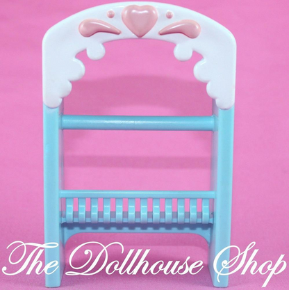 Fisher Price Loving Family Dream Dollhouse Bathroom Towel Rack Stand-Toys & Hobbies:Preschool Toys & Pretend Play:Fisher-Price:1963-Now:Dollhouses-Fisher-Price-Bathroom,Blue,Dollhouse,Dream Dollhouse,Fisher Price,Loving Family,Used-The Dollhouse Shop