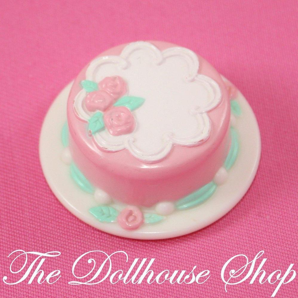 Fisher Price Loving Family Dream Dollhouse Birthday Cake Kitchen Food Party Set-Toys & Hobbies:Preschool Toys & Pretend Play:Fisher-Price:1963-Now:Dollhouses-Fisher-Price-Birthday Party Set,Dollhouse,Dream Dollhouse,Fisher Price,Food Accessories,Kitchen,Loving Family,Used,Wedding Set,White-Fisher Price Loving Family Dollhouse Birthday Cake toy for fun kitchen play. Perfect for dollhouses! Find it now at The Dollhouse Shop.-The Dollhouse Shop