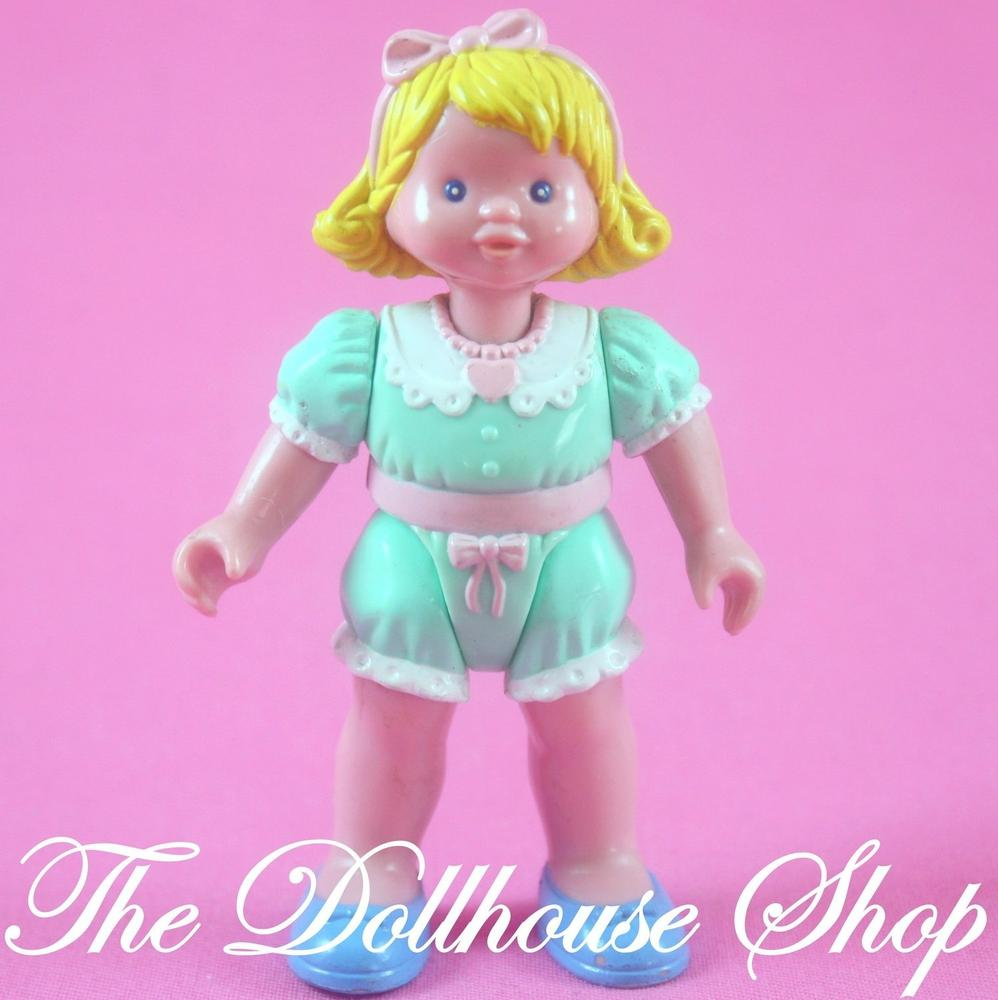 Fisher Price Loving Family Dream Dollhouse Blonde Green Girl Doll People-Toys & Hobbies:Preschool Toys & Pretend Play:Fisher-Price:1963-Now:Dollhouses-Fisher-Price-Blonde Hair,Dollhouse,Dolls,Dream Dollhouse,Fisher Price,Girl Dolls,Loving Family,Used-The Dollhouse Shop