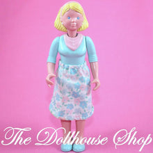 Fisher Price Loving Family Dream Dollhouse Blonde Mom doll floral skirt-Toys & Hobbies:Preschool Toys & Pretend Play:Fisher-Price:1963-Now:Dollhouses-Fisher-Price-Blonde Hair,Blue,Dollhouse,Dolls,Dream Dollhouse,Fisher Price,Loving Family,Mother,Used-Fisher Price Loving Family Blonde Mom doll with removable blue floral skirt, perfect for creative play in your dollhouse. Shop now at The Dollhouse Shop!-The Dollhouse Shop