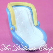 Fisher Price Loving Family Dream Dollhouse Blue Baby Boy Doll Carrier Car Seat-Toys & Hobbies:Preschool Toys & Pretend Play:Fisher-Price:1963-Now:Dollhouses-Fisher-Price-Blue,Cars Vans & Campers,Dollhouse,Dream Dollhouse,Fisher Price,Loving Family,Nursery Room,Used-Fisher Price Loving Family Dream Dollhouse Blue Baby Carrier fits 2-inch dolls, perfect for playtime fun! Shop now at The Dollhouse Shop!-The Dollhouse Shop