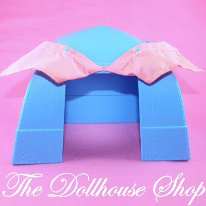 Fisher Price Loving Family Dream Dollhouse Blue Camping Tent Camp Site-Toys & Hobbies:Preschool Toys & Pretend Play:Fisher-Price:1963-Now:Dollhouses-Fisher-Price-Backyard Fun,Blue,Camping Sets,Dollhouse,Dream Dollhouse,Fisher Price,Loving Family,Outdoor Furniture,Used-The Dollhouse Shop