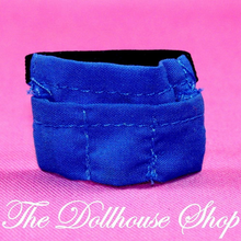 Fisher Price Loving Family Dream Dollhouse Blue Money Apron Village Vendor Shop-Toys & Hobbies:Preschool Toys & Pretend Play:Fisher-Price:1963-Now:Dollhouses-Fisher-Price-Doll Dress Ups,Dollhouse,Dream Dollhouse,Fisher Price,Loving Family,Used,Village Police Office & Vendor Sets-The Dollhouse Shop