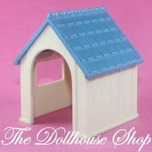 Fisher Price Loving Family Dream Dollhouse Blue White Pet Puppy Dog Kennel House-Toys & Hobbies:Preschool Toys & Pretend Play:Fisher-Price:1963-Now:Dollhouses-Fisher-Price-Animal & Pet Accessories,Dollhouse,Dream Dollhouse,Fisher Price,Loving Family,Outdoor Furniture,Used-Fisher Price Loving Family Dream Dollhouse Blue White Pet Kennel for puppies & kittens. Perfect for playtime fun! Shop now at The Dollhouse Shop!-The Dollhouse Shop