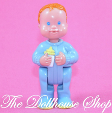 Fisher Price Loving Family Dream Dollhouse Blue baby boy doll nursery People-Toys & Hobbies:Preschool Toys & Pretend Play:Fisher-Price:1963-Now:Dollhouses-Fisher-Price-Baby,Blue,Boy Dolls,Dollhouse,Dolls,Dream Dollhouse,Fisher Price,Loving Family,Twins,Used-The Dollhouse Shop