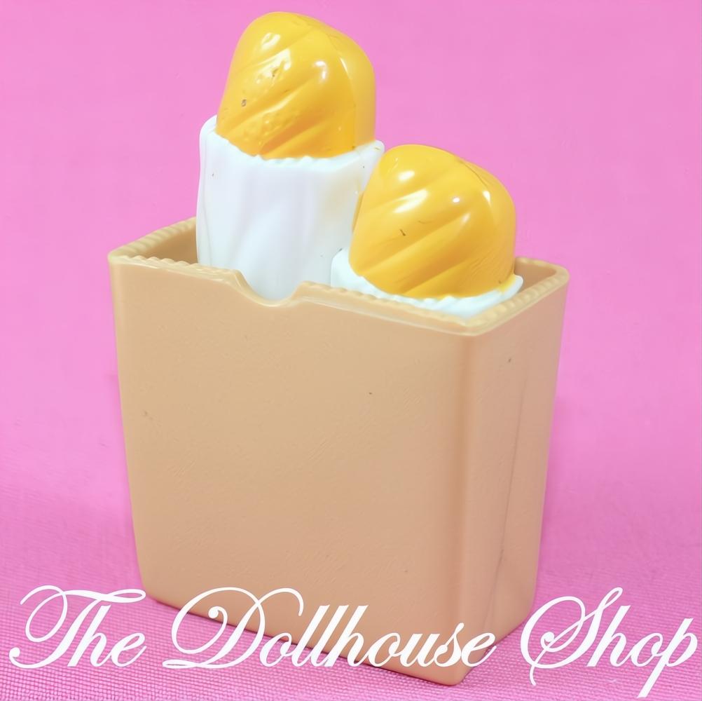 Fisher Price Loving Family Dream Dollhouse Bread Grocery Bag Doll Kitchen Food-The Dollhouse Shop