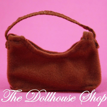 Fisher Price Loving Family Dream Dollhouse Brown Mail Post Bag for Carrier Letters-Toys & Hobbies:Preschool Toys & Pretend Play:Fisher-Price:1963-Now:Dollhouses-Fisher-Price-Brown,Doll Dress Ups,Dollhouse,Dream Dollhouse,Fisher Price,Loving Family,Mail Carrier Set,Used-The Dollhouse Shop