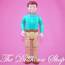 Fisher Price Loving Family Dream Dollhouse Brunette RV Dad Father Doll People-Toys & Hobbies:Preschool Toys & Pretend Play:Fisher-Price:1963-Now:Dollhouses-Fisher-Price-Brown Hair,Camping Sets,Cars Vans & Campers,Dollhouse,Dolls,Dream Dollhouse,Father,Fisher Price,Green,Loving Family,Used-The Dollhouse Shop