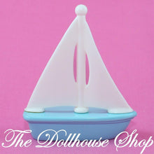 Fisher Price Loving Family Dream Dollhouse Day at the Beach Sailboat Boat-Toys & Hobbies:Preschool Toys & Pretend Play:Fisher-Price:1963-Now:Dollhouses-Fisher-Price-Beach and Boat Sets,Dollhouse,Dream Dollhouse,Fisher Price,Loving Family,Nursery Room,Used-Fisher Price Loving Family Dream Dollhouse Sailboat from Day at the Beach Set. Perfect for pretend play! Find it now at The Dollhouse Shop!-The Dollhouse Shop