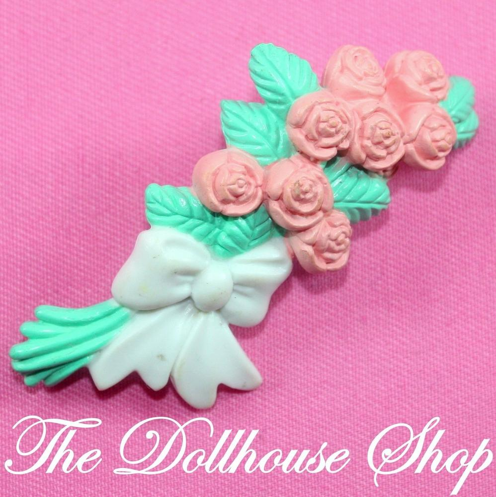 Fisher Price Loving Family Dream Dollhouse Doll Brides Wedding Flowers Bouquet-Toys & Hobbies:Preschool Toys & Pretend Play:Fisher-Price:1963-Now:Dollhouses-Fisher-Price-Dollhouse,Dream Dollhouse,Fisher Price,Loving Family,Used,Wedding Set-The Dollhouse Shop