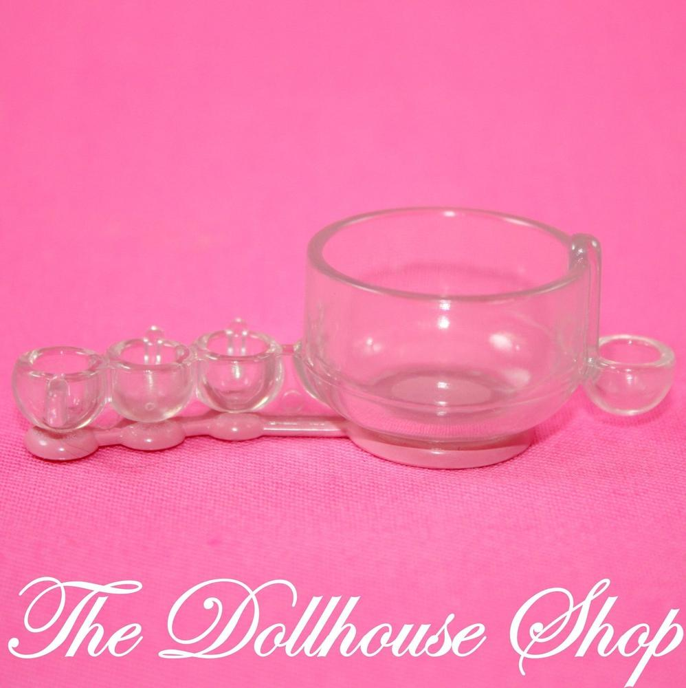 Fisher Price Loving Family Dream Dollhouse Doll Kitchen Punch Bowl cups Drinks-Toys & Hobbies:Preschool Toys & Pretend Play:Fisher-Price:1963-Now:Dollhouses-Fisher-Price-Dollhouse,Dream Dollhouse,Fisher Price,Food Accessories,Kitchen,Loving Family,Used-The Dollhouse Shop