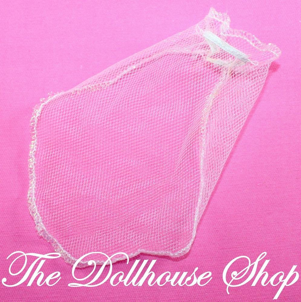 Fisher Price Loving Family Dream Dollhouse Doll Wedding Veil Princess Dress-up-Toys & Hobbies:Preschool Toys & Pretend Play:Fisher-Price:1963-Now:Dollhouses-Fisher-Price-Doll Dress Ups,Dollhouse,Dream Dollhouse,Fisher Price,Loving Family,Used,Wedding Set,White-The Dollhouse Shop