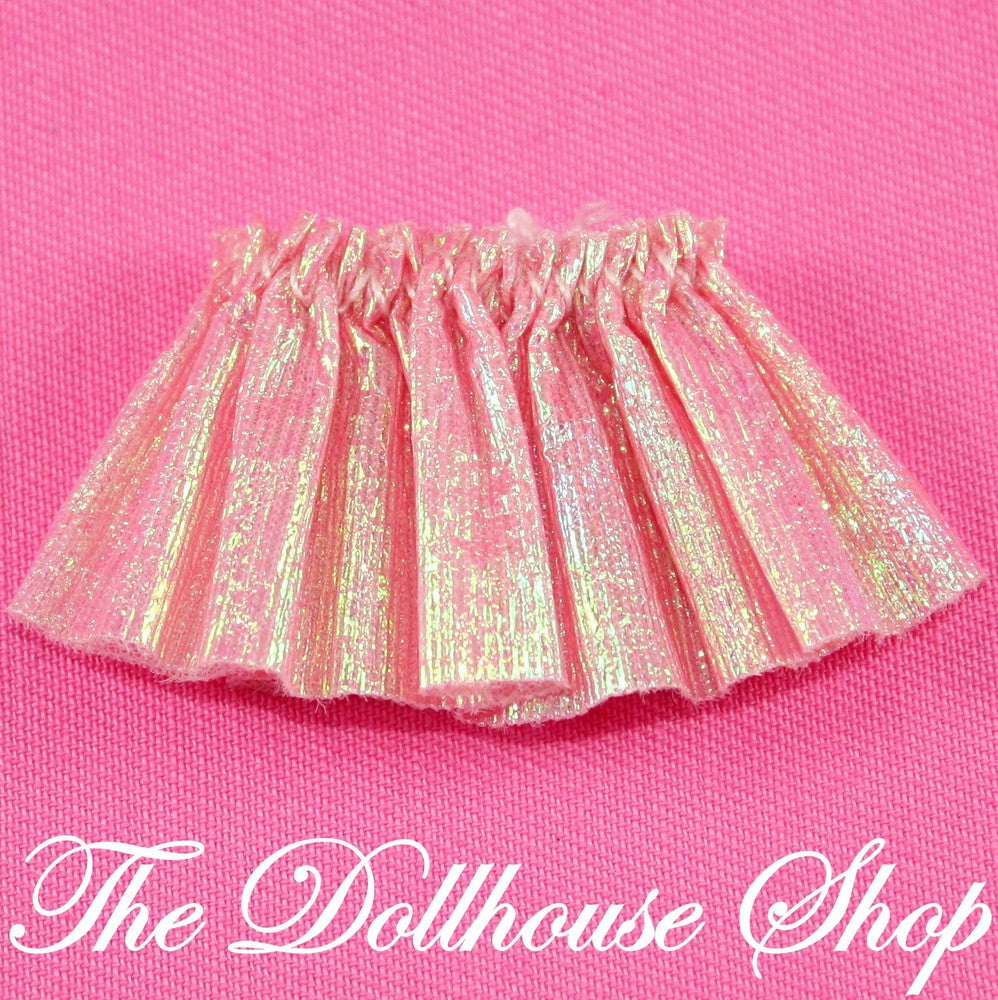 Fisher Price Loving Family Dream Dollhouse Doll's Dress up pink Birthday Skirt-Toys & Hobbies:Preschool Toys & Pretend Play:Fisher-Price:1963-Now:Dollhouses-Fisher-Price-Doll Dress Ups,Dollhouse,Dream Dollhouse,Fisher Price,Loving Family,Used-The Dollhouse Shop