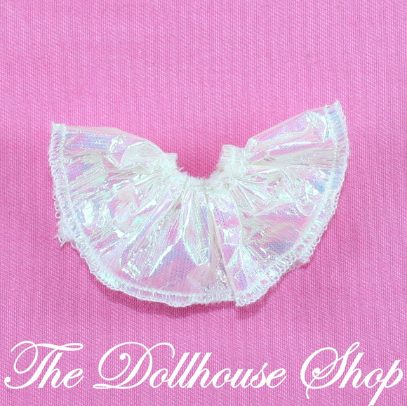 Fisher Price Loving Family Dream Dollhouse Doll's Dress up white Birthday Skirt-Toys & Hobbies:Preschool Toys & Pretend Play:Fisher-Price:1963-Now:Dollhouses-Fisher-Price-Doll Dress Ups,Dollhouse,Dream Dollhouse,Fisher Price,Loving Family,Used-The Dollhouse Shop