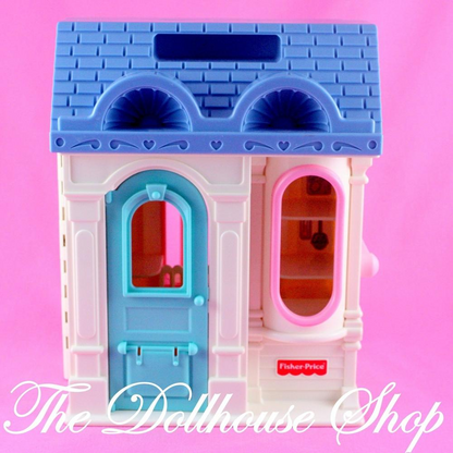 Fisher Price Loving Family Dream Dollhouse Dolls Pet Shop Blue Roof Store-Toys & Hobbies:Preschool Toys & Pretend Play:Fisher-Price:1963-Now:Dollhouses-Fisher-Price-Animal & Pet Accessories,Dollhouse,Dream Dollhouse,Dress Shop and Pet Shop Set,Fisher Price,Loving Family,Used-The Dollhouse Shop