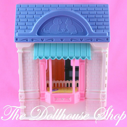 Fisher Price Loving Family Dream Dollhouse Dolls Pet Shop Blue Roof Store-Toys & Hobbies:Preschool Toys & Pretend Play:Fisher-Price:1963-Now:Dollhouses-Fisher-Price-Animal & Pet Accessories,Dollhouse,Dream Dollhouse,Dress Shop and Pet Shop Set,Fisher Price,Loving Family,Used-The Dollhouse Shop