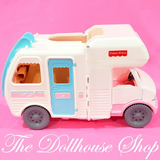 Fisher Price Loving Family Dream Dollhouse Family Vacation Camper van RV-Toys & Hobbies:Preschool Toys & Pretend Play:Fisher-Price:1963-Now:Dollhouses-Fisher-Price-Backyard Fun,Camping Sets,Cars Vans & Campers,Dollhouse,Dream Dollhouse,Fisher Price,Loving Family,Outdoor Furniture,Used-The Dollhouse Shop