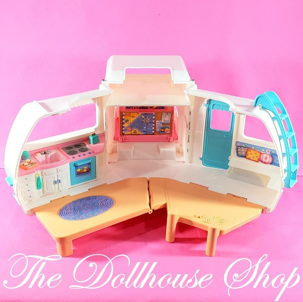Fisher Price Loving Family Dream Dollhouse Family Vacation Camper van RV-Toys & Hobbies:Preschool Toys & Pretend Play:Fisher-Price:1963-Now:Dollhouses-Fisher-Price-Backyard Fun,Camping Sets,Cars Vans & Campers,Dollhouse,Dream Dollhouse,Fisher Price,Loving Family,Outdoor Furniture,Used-The Dollhouse Shop