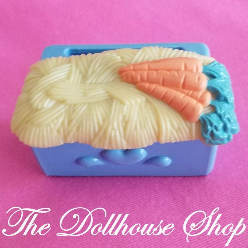 Fisher Price Loving Family Dream Dollhouse Feed Trough Food Horse Stable-Toys & Hobbies:Preschool Toys & Pretend Play:Fisher-Price:1963-Now:Dollhouses-Fisher-Price-Blue,Dollhouse,Dream Dollhouse,Fisher Price,Horses & Stables,Loving Family,Used-The Dollhouse Shop