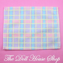 Fisher Price Loving Family Dream Dollhouse Floor Rug Picnic Blanket Mat Carpet-Toys & Hobbies:Preschool Toys & Pretend Play:Fisher-Price:1963-Now:Dollhouses-Fisher-Price-Backyard Fun,Beach and Boat Sets,Blankets & Rugs,Dollhouse,Fisher Price,Loving Family,Used-The Dollhouse Shop