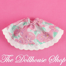 Fisher Price Loving Family Dream Dollhouse Floral Doll Skirt Dress Up Mom Grandma-Toys & Hobbies:Preschool Toys & Pretend Play:Fisher-Price:1963-Now:Dollhouses-Fisher-Price-Doll Dress Ups,Dollhouse,Dream Dollhouse,Fisher Price,Grandma,Loving Family,Mother,Used-The Dollhouse Shop