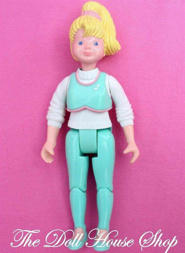 Fisher Price Loving Family Dream Dollhouse Green Teen Blonde Girl Doll Pet Shop-Toys & Hobbies:Preschool Toys & Pretend Play:Fisher-Price:1963-Now:Dollhouses-Fisher-Price-Dollhouse,Dolls,Dream Dollhouse,Fisher Price,Loving Family,Used-The Dollhouse Shop