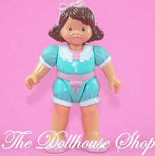 Fisher Price Loving Family Dream Dollhouse Hispanic Pet Shop Girl Doll Figure-Toys & Hobbies:Preschool Toys & Pretend Play:Fisher-Price:1963-Now:Dollhouses-Fisher-Price-Brown Hair,Dollhouse,Dolls,Dream Dollhouse,Dress Shop and Pet Shop Set,Fisher Price,Girl Dolls,Hispanic,Loving Family,Used-Fisher Price Loving Family Dream Dollhouse Pet Shop Girl Doll, 4" poseable doll for creative play. Find her now at The Dollhouse Shop!-The Dollhouse Shop