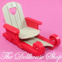 Fisher Price Loving Family Dream Dollhouse Holiday Christmas Santa Sled Sleigh-Toys & Hobbies:Preschool Toys & Pretend Play:Fisher-Price:1963-Now:Dollhouses-Fisher-Price-Chairs,Christmas,Dollhouse,Dream Dollhouse,Fisher Price,Holidays & Seasonal,Loving Family,Used-Fisher Price Loving Family Dollhouse Christmas sled for holiday fun! Perfect for pretend play. Find it now at The Dollhouse Shop, your dollhouse expert!-The Dollhouse Shop