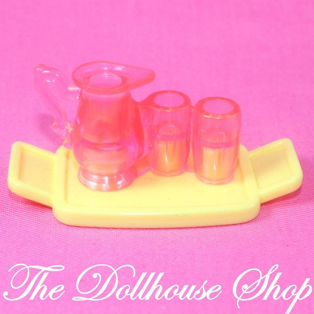 Fisher Price Loving Family Dream Dollhouse Lemonade Drink Tray Kitchen Food-Toys & Hobbies:Preschool Toys & Pretend Play:Fisher-Price:1963-Now:Dollhouses-Fisher-Price-Dollhouse,Dream Dollhouse,Fisher Price,Food Accessories,Loving Family,Used-The Dollhouse Shop