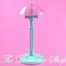 Fisher Price Loving Family Dream Dollhouse Living Room Blue Floor Lamp-Toys & Hobbies:Preschool Toys & Pretend Play:Fisher-Price:1963-Now:Dollhouses-Fisher-Price-Blue,Dollhouse,Dream Dollhouse,Fisher Price,Lamps & Coffee Tables,Living Room,Loving Family,Used-The Dollhouse Shop