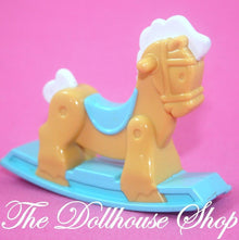 Fisher Price Loving Family Dream Dollhouse Nursery Toy Tan Rocking Horse-Toys & Hobbies:Preschool Toys & Pretend Play:Fisher-Price:1963-Now:Dollhouses-Fisher-Price-Bedroom,Dollhouse,Dream Dollhouse,Fisher Price,Hideaway Hollow,Kids Bedroom,Loving Family,Nursery Room,Once Upon a Dream Palace,Used-Fisher Price Loving Family Dream Dollhouse tan rocking horse for playtime fun. Perfect for nurseries! Shop now at The Dollhouse Shop for joy!-The Dollhouse Shop